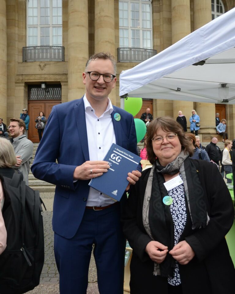 Festakt 75 Jahre Grundgesetz vor dem Landtag